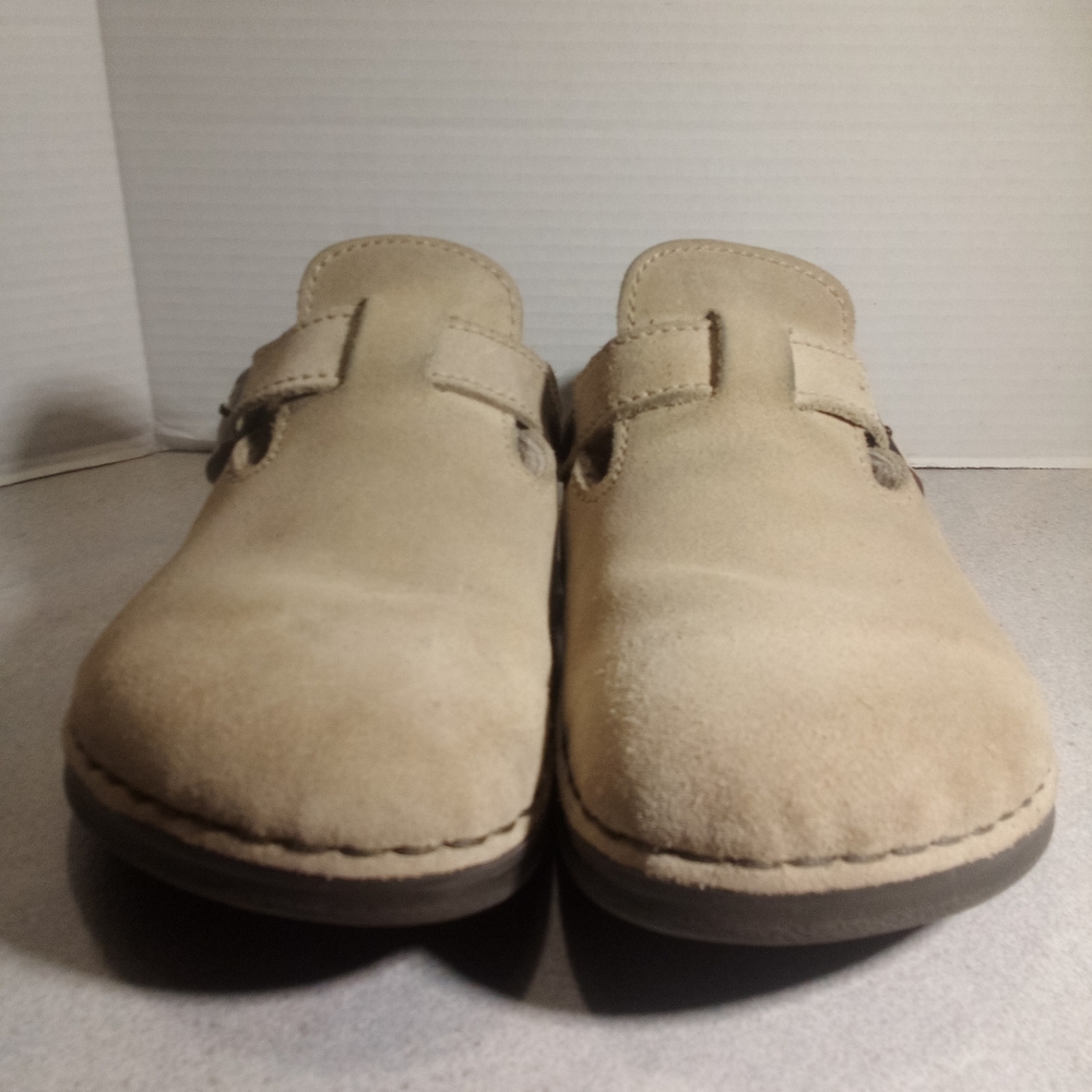 Birkenstock Boston Shearling Tan Clogs US sz. Men 10. Woman 11-11.5 - Picture 2 of 10